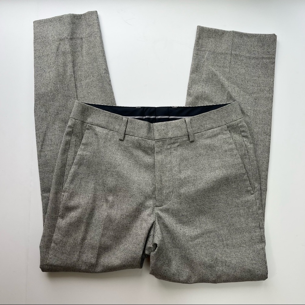 BONOBOS Jetsetter Slim Fit Flat Front Stretch Marzotto Wool Dress Pants 28